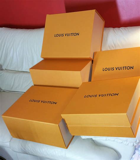 louis vuitton empty gift box|lv watch box.